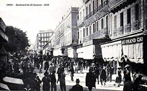ORAN - BOULEVARD DU 2E ZOUAVES - 1918